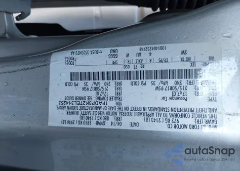 2014 Ford Focus Se из США, поврежденный, VIN 1FADP3K27EL314253